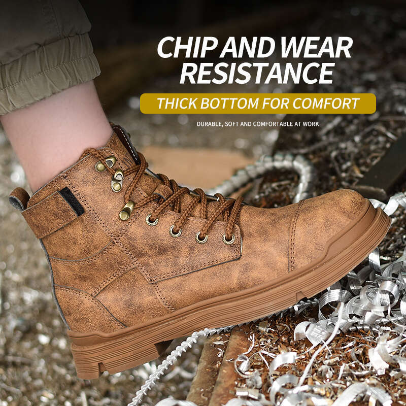 Men's Lightweight Waterproof Work Boots - Steel hot Toe, Puncture Proof, Safety Sneakers