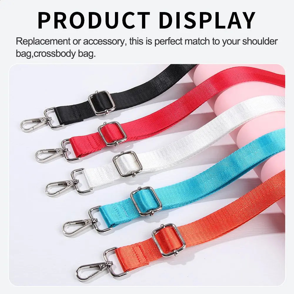 Fashion Wide Replacement Strap Shoulder Bag For Bags Nylon Woman Messenger Accessories 241017