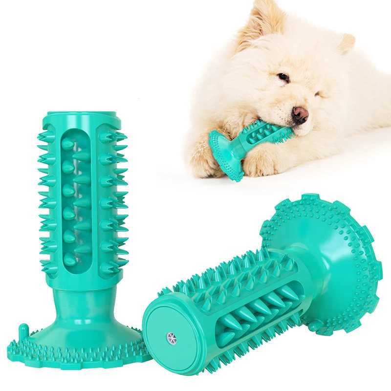 Dog Toys & Chews Rubber Chew Toy Teeth Cleaning Pet Toothbrush Chewing Stick for Elasticity Soft Tooth