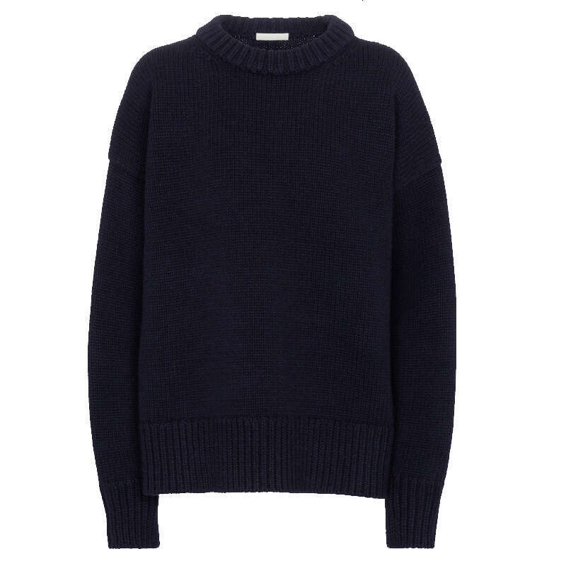 Women's R0* Jumper Autumn And Winter New Thickened Design Lazy Wind Outside The Senior Sense Of Pullover Sweater