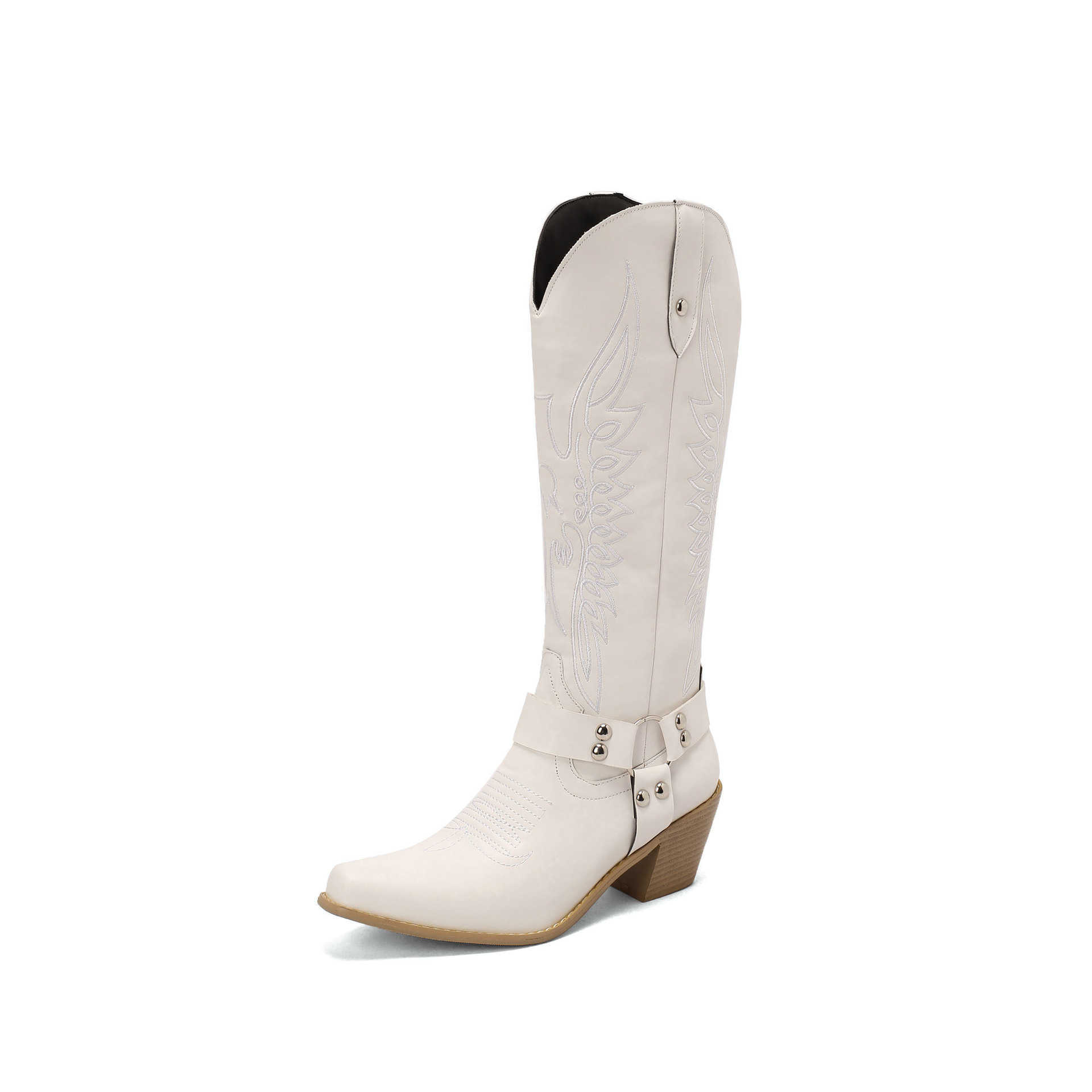 Fashion Boots British Style Totem Embroidered High Top Ankle Boots Women Boots WoMens Boots Knight Boots 241008