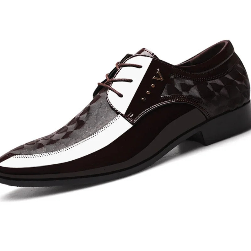 Mens Leather Shoes Business Dress Shoes Versatile Wedding Shoes Mens Shoes er Loafers Mens Zapatos Para Hombres 241019