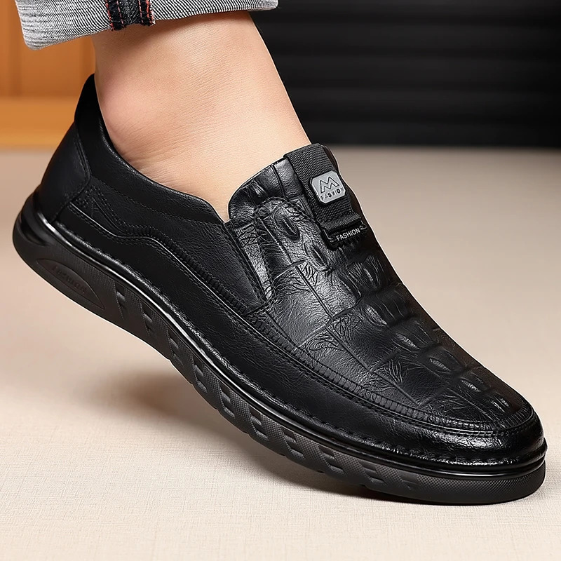 Four Seasons Mens Loose Fashion Minimalism and Versatile Style Outdoor Leisure Business Party Daily Office Shoes 241019