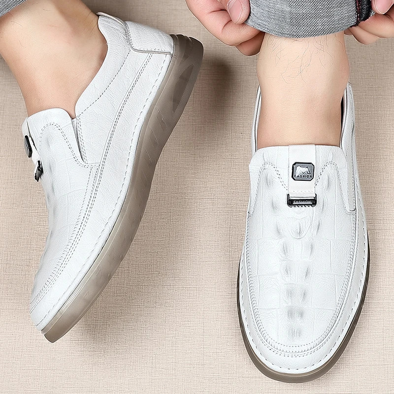Four Seasons Mens Loose Fashion Minimalism and Versatile Style Outdoor Leisure Business Party Daily Office Shoes 241019