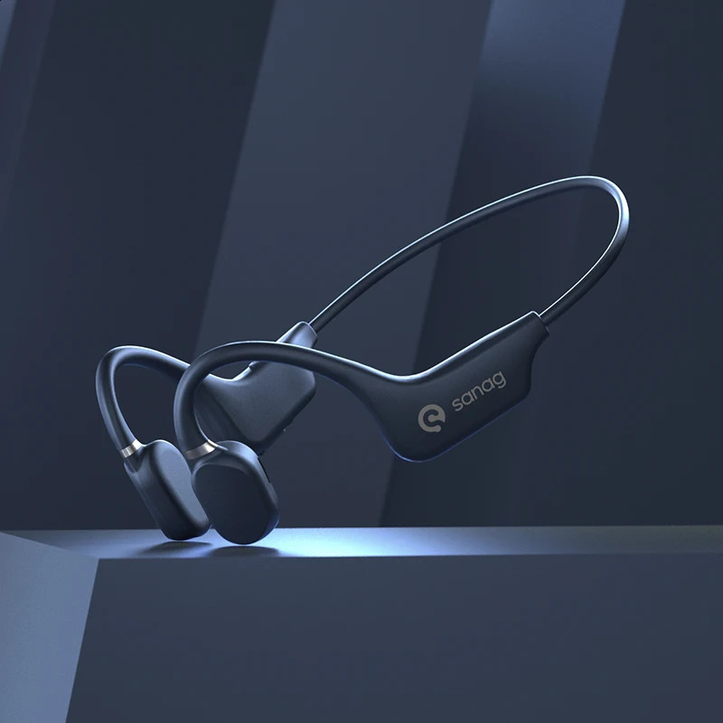 Sanag A5X True Bone Conductive Earphones Open End Earphones Bluetooth Wireless Sports Earphones Waterproof Earphones 3D Stereo 241029ww