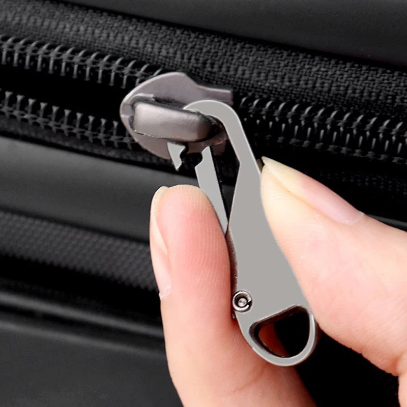 Zipper Slider Puller Instant Repair Kit Replacement For Broken Buckle Travel Bag Suitcase Head DIY Sewing Craft 241017