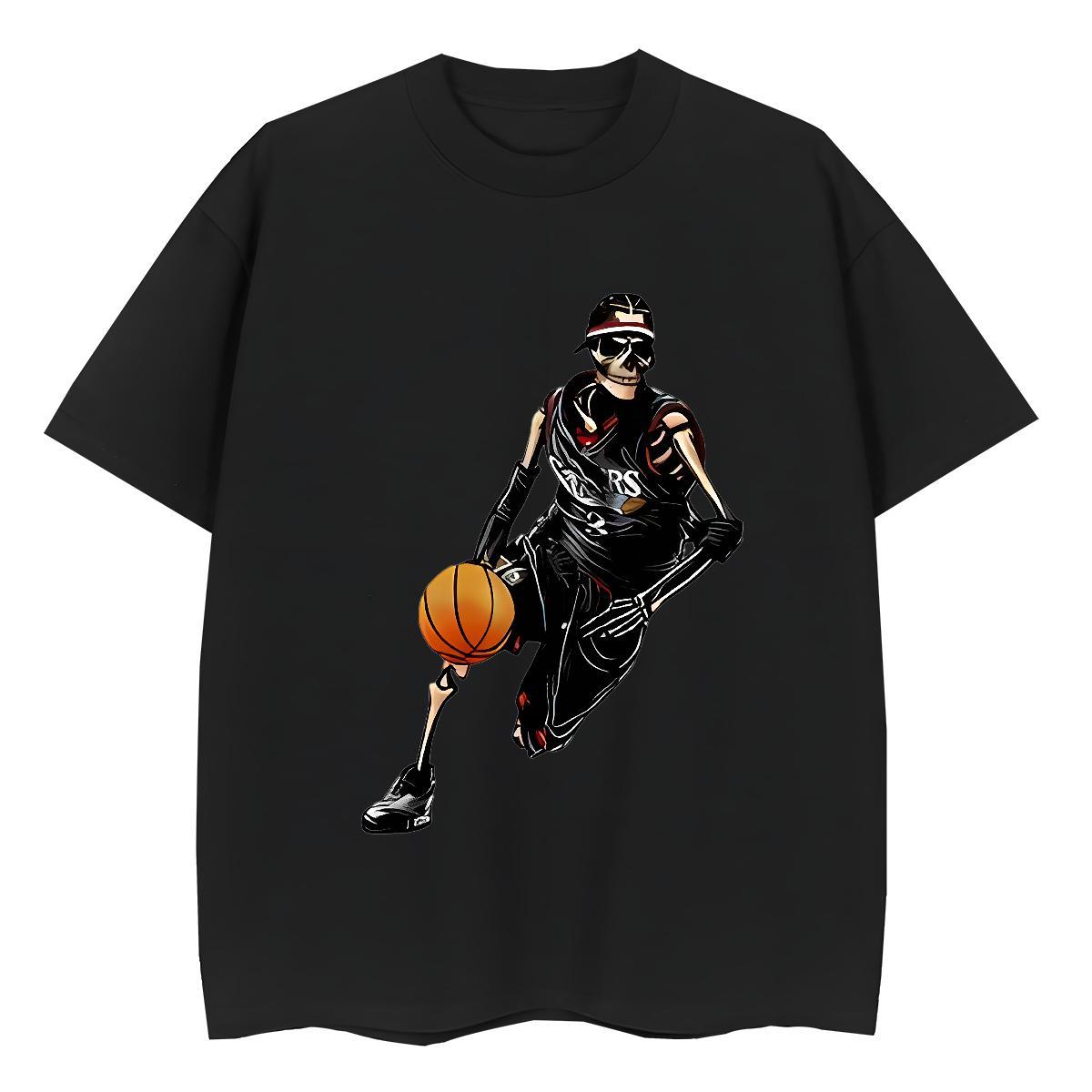 Casual New T-Shirts for Women 230g Pure Cotton Breathable Soft High Street Hip Hop basketball Womens Tshirts Popular Customized Clothes Shirt