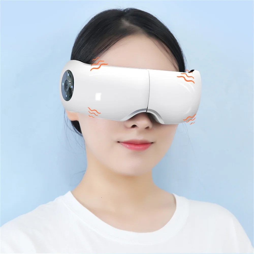Folding Eye protector Airbag Compress Microfrequency Vibration Massager Bluetooth Music Sleep Mask 241008