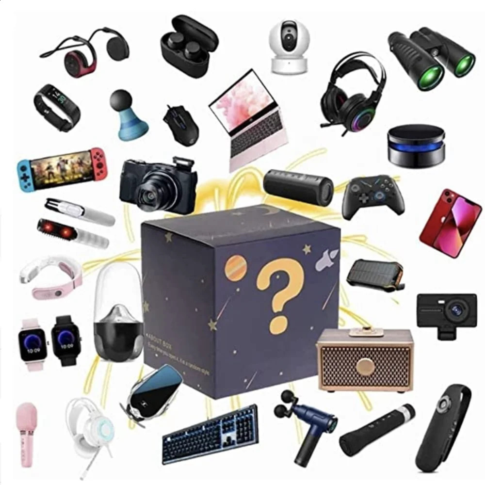 true random box lucky bag elektronika product caixa Christmas gift cajas sorpresas de tecnologia box caja error box 241019