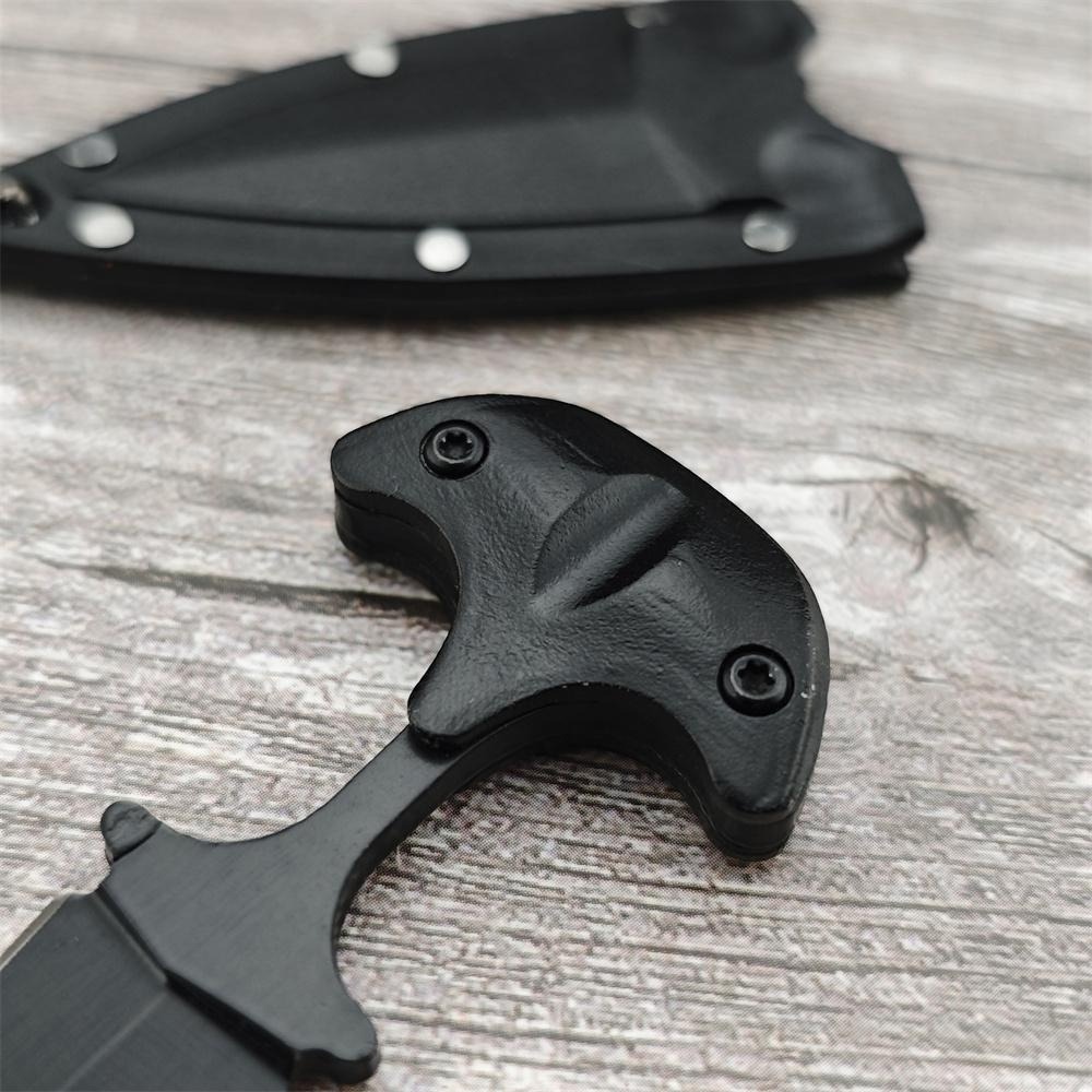 2024 Mini Fixed Blade Knife 440C Blade Aluminium Handle with Necklace Outdoor Knife Portable Hunting EDC Knives Survival Tool with Sheath 15017 3300 1 - view 6