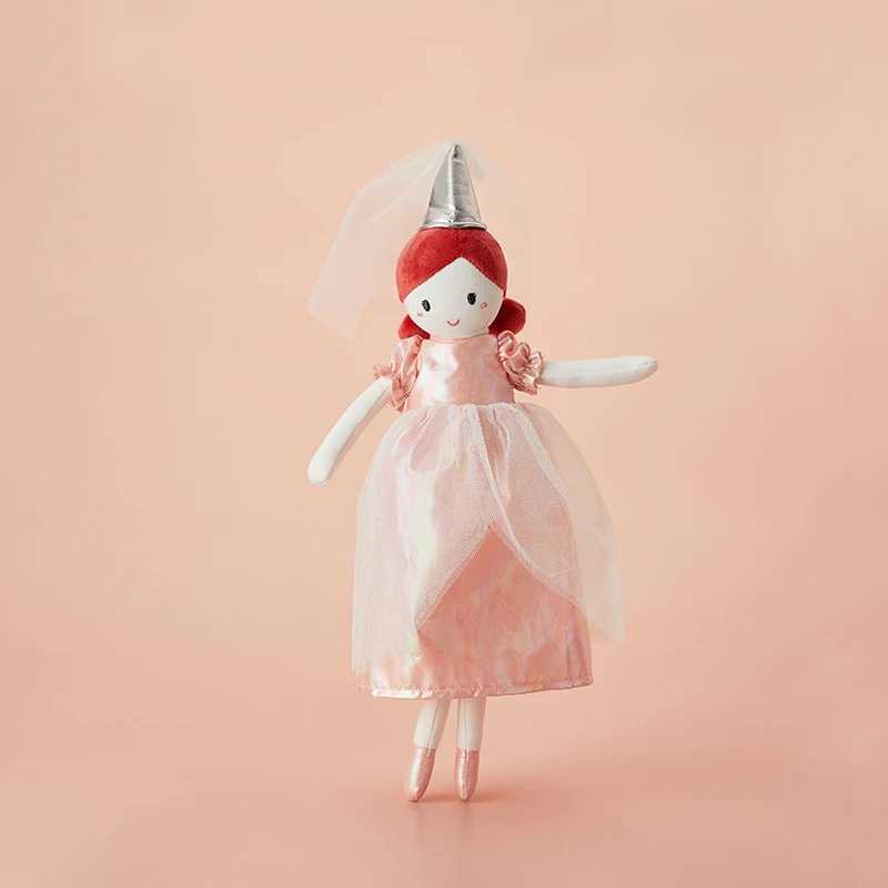 35/38CM Pink Dress Girl Soft Plush Toy Crown Princess Stuffed Girl Doll Nortic Style Home Decor Doll Kids Birthday Gift juguetesXJ241019