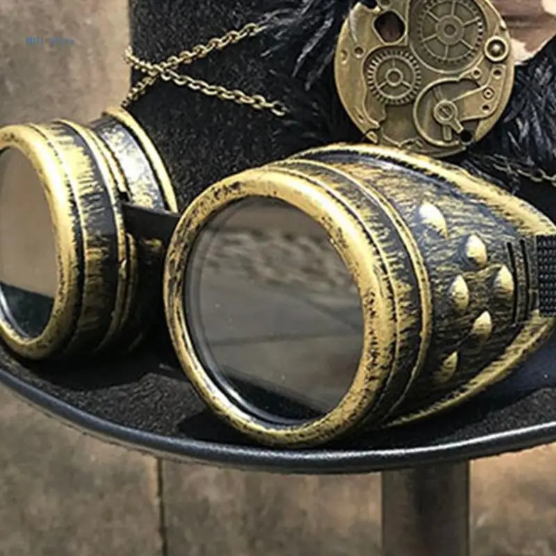 Steampunk hat retro mens hat carnival party costume accessories 241019