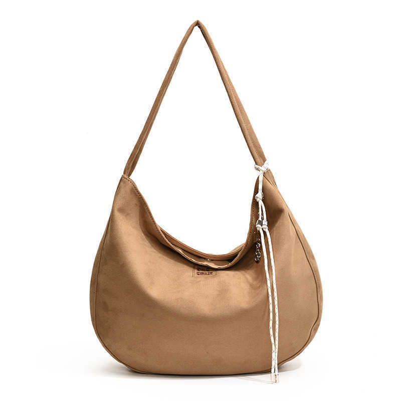 CMM Autumn and Winter Large Capacity Suede Bag for Women New Ruiying Shoulder Bag Trendy Commuting Bucket Bag