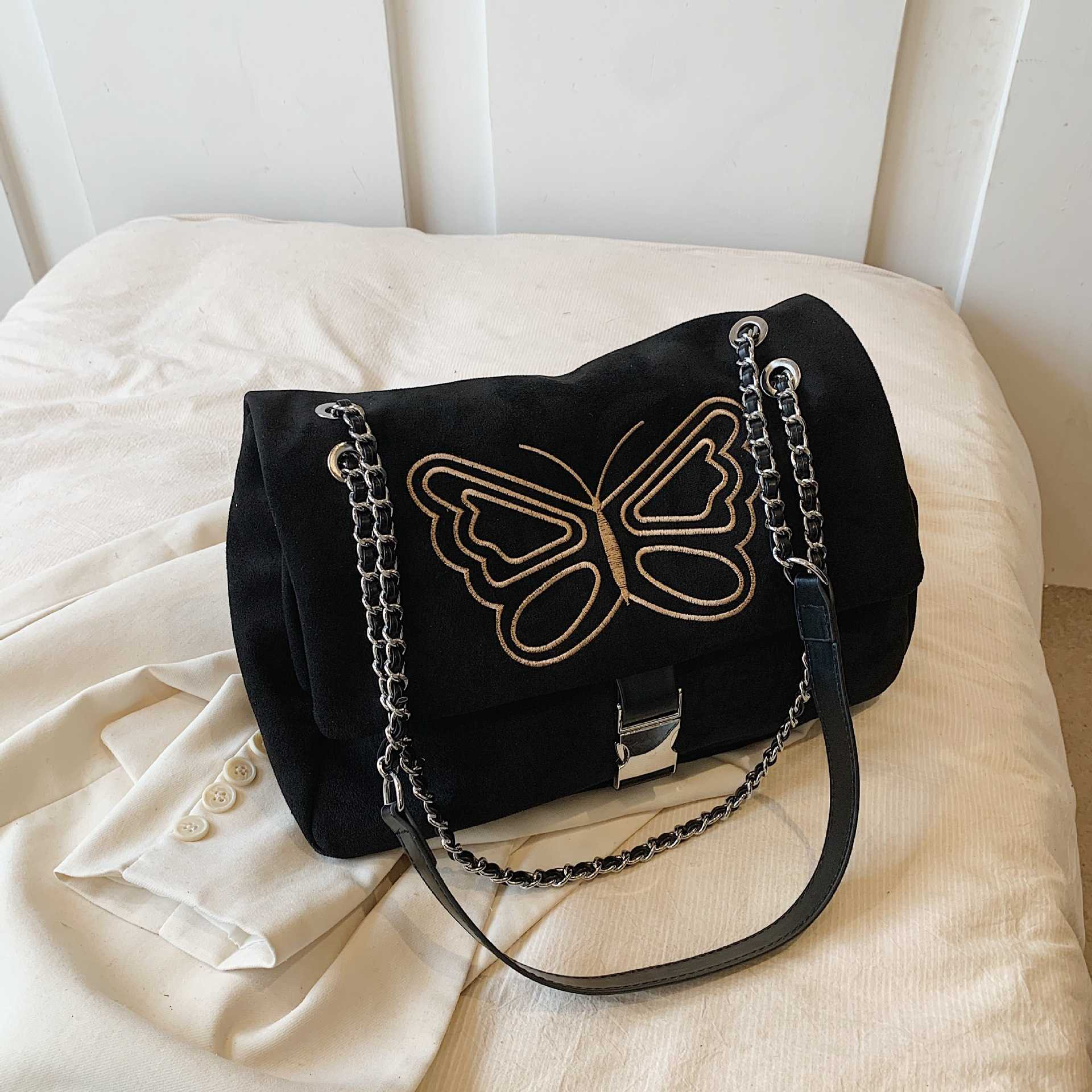 CMM Suede Suede Large Capacity Bag For Women New Popular Versatile Chain Crossbody Bag Fashion Shoulder Bag