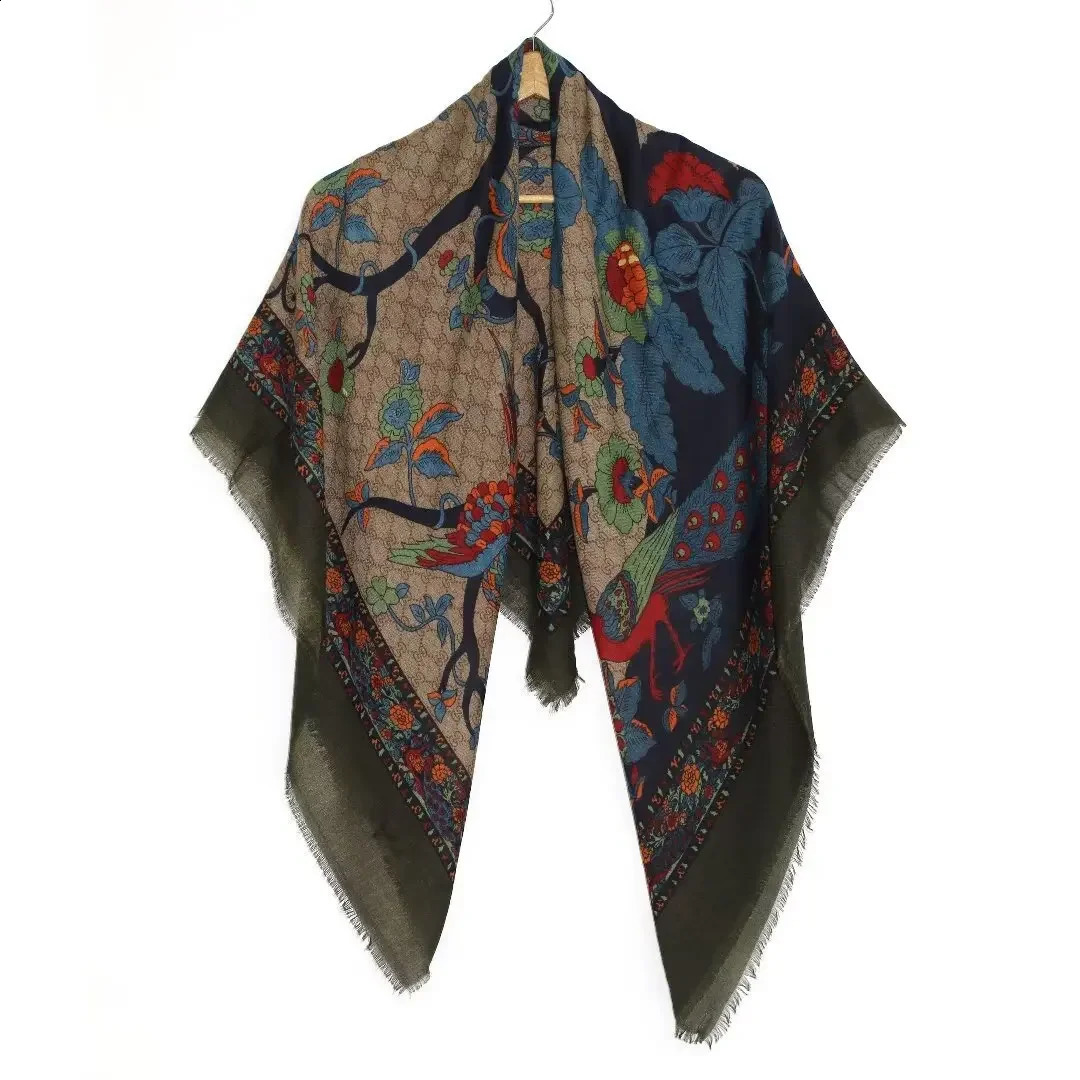 Classic Fashion Cotton Linen Large Square Scarf For Women Men Warm Printed Versatile Shawl Scarf Arrival Spring Autumn 241019