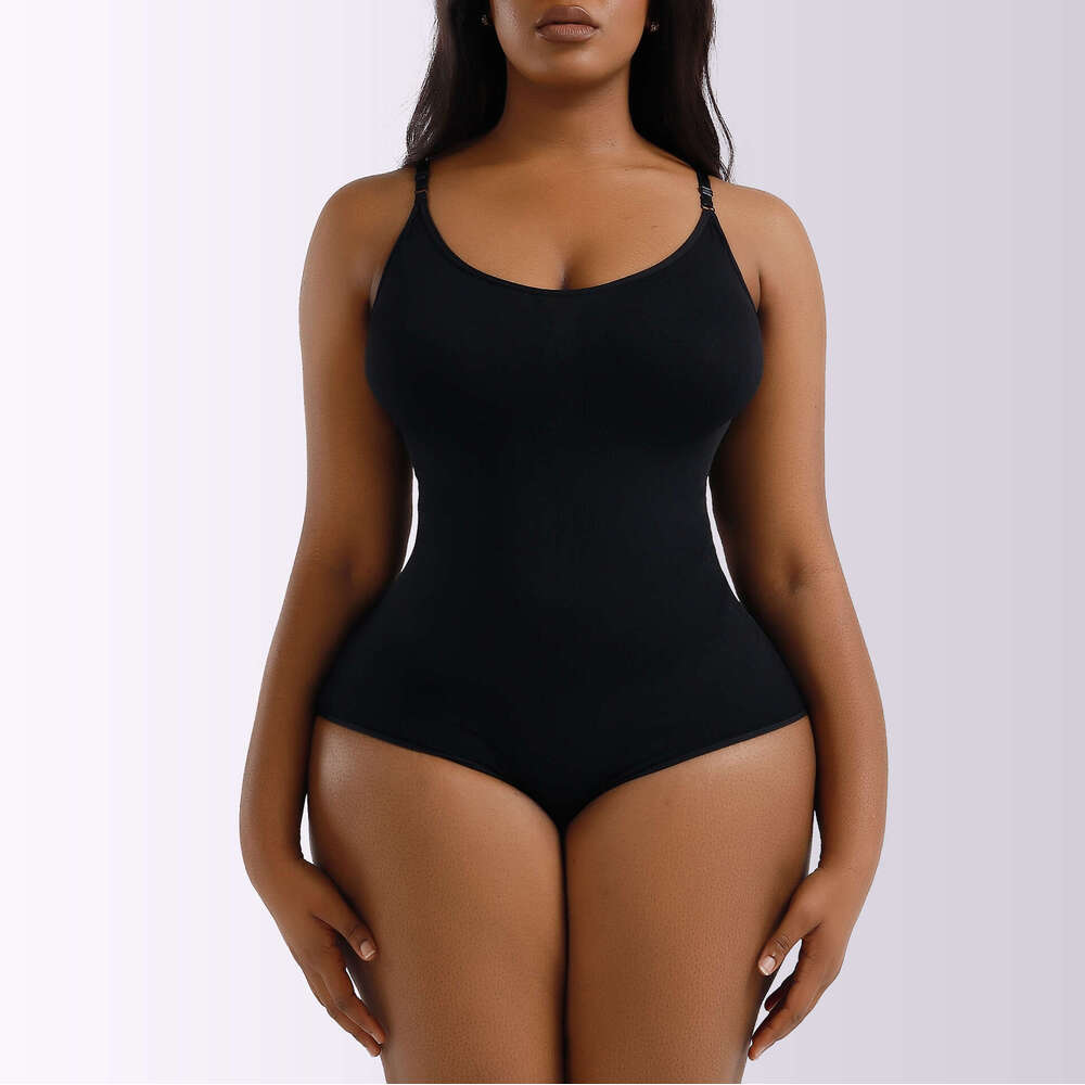Tight fitting beautiful body strapless waistband T-shaped jumpsuit womens seamless body shaping suit reinforced version