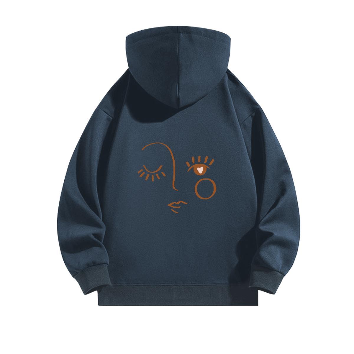 Custom Hoodie For Man Hooded Collar Long Sleeves Wholesale Men Tops Hoodie Custom Anime Top Pullover Hoodie Casual Daily Wear Velvet Thick