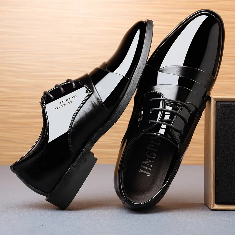 Business dress mens shoes mens shoes clothing shoes patented leather Oxford shoes mens Oxford shoes high-quality leather shoes 241019