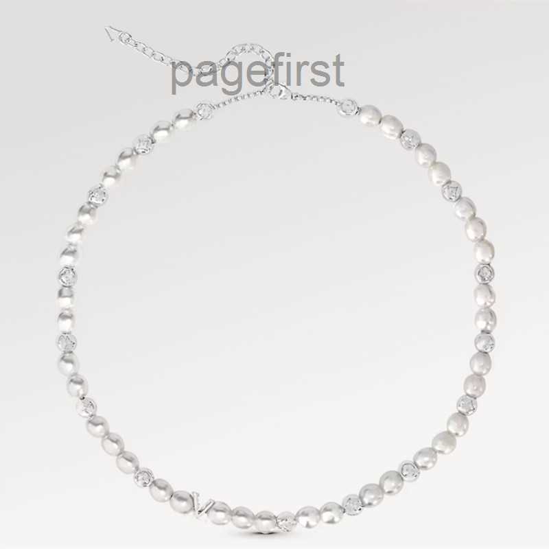 Designer White Beads Pendant Necklace love mens and womens pendant necklaces fashion stainless steel necklace mans Valentines day gifts for woman