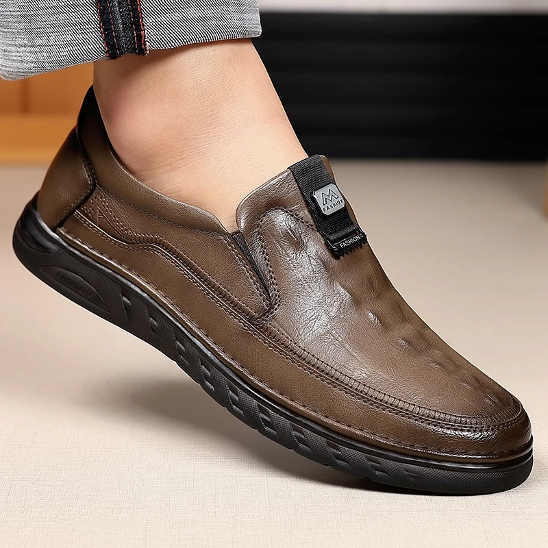 Four Seasons Mens Loose Fashion Minimalism and Versatile Style Outdoor Leisure Business Party Daily Office Shoes 241019