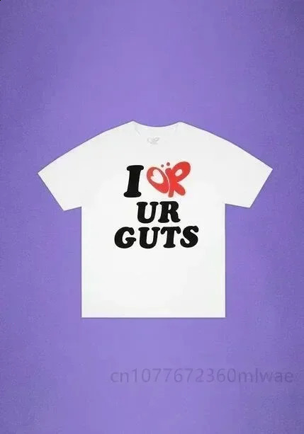 Olivia Guts Tshirt Vintage High Quality Mens Pure Cotton Parentchild Outfit Rodrigo Shortsleeved Tops 241008