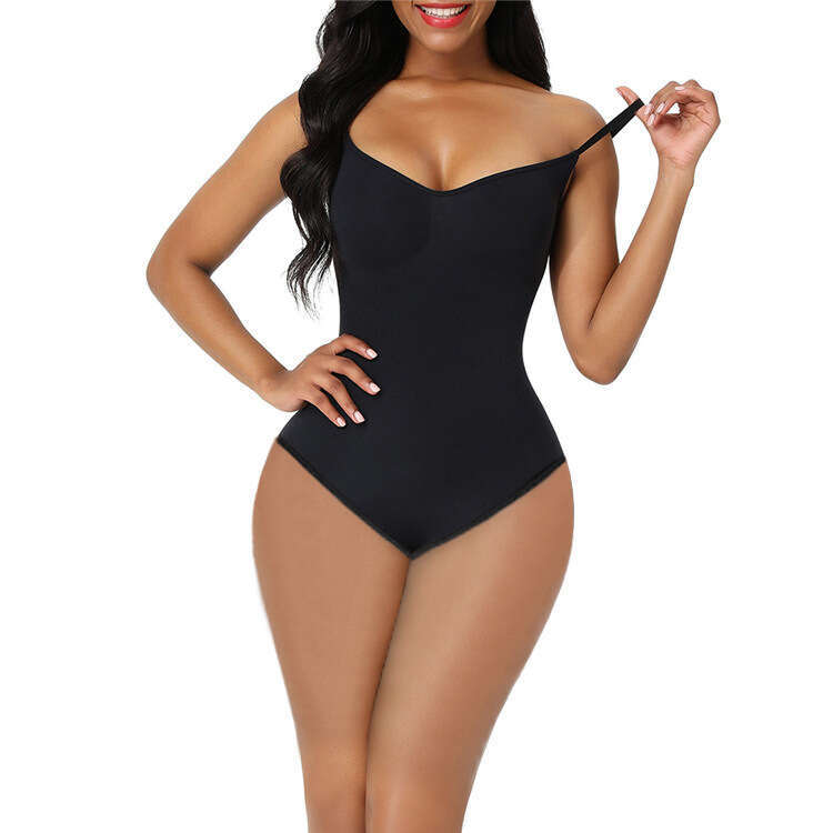 Tight fitting beautiful body strapless waistband T-shaped jumpsuit womens seamless body shaping suit reinforced version