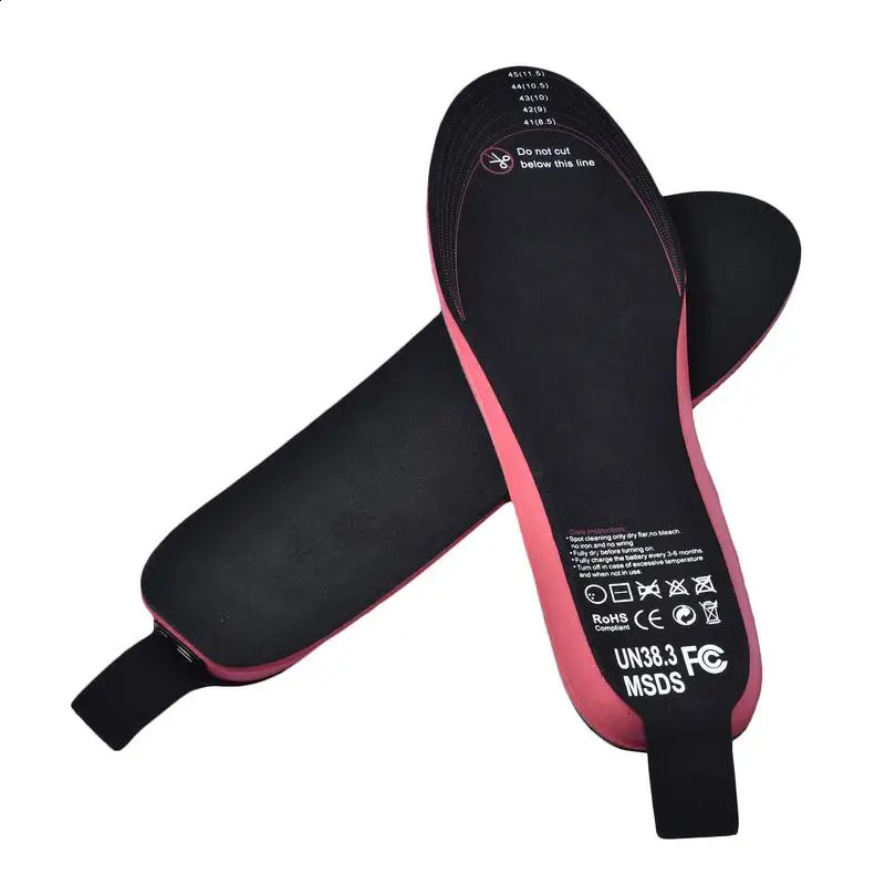 2100mAh USB Heated Shoe Insoles With Remote Control Feet Warm Sock Pad Mat Electrically Heating Insoles Electric Heater Pads 241010