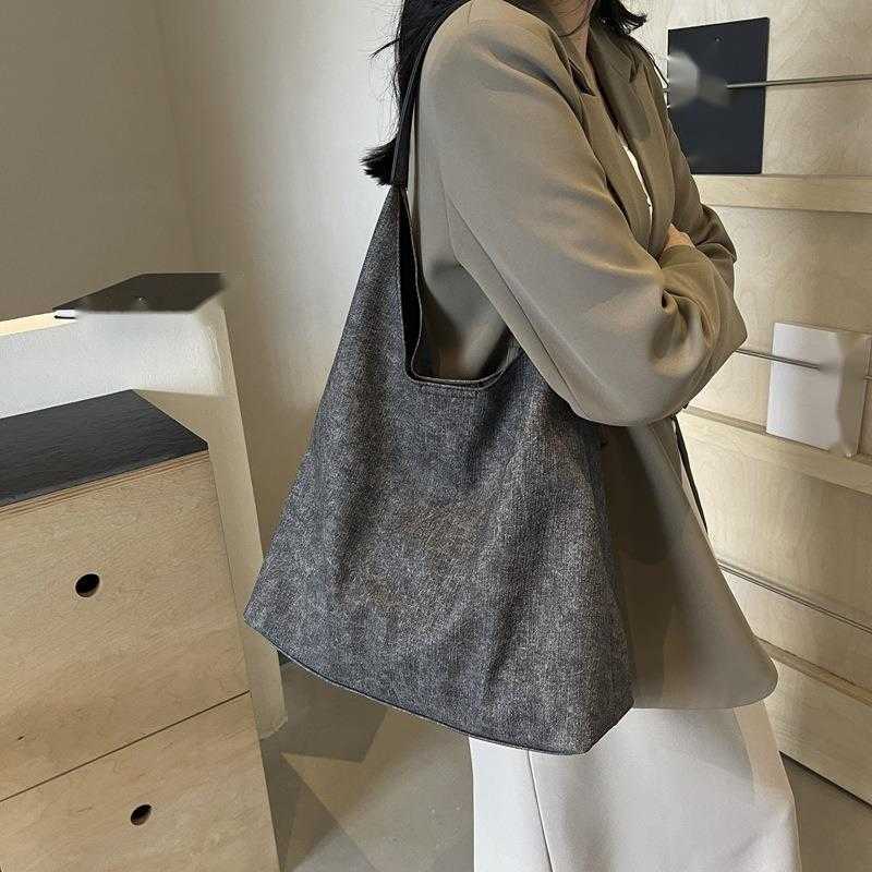 CMM Large Capacity Suede Tote Bag for Women New High End Fashion Casual Versatile Shoulder Bag