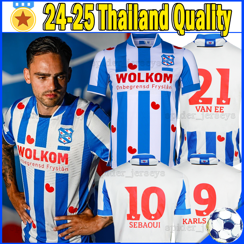 24 25 Heerenveen Soccer Jerseys NICOLAESCU TRENSKOW RALLIS 2024 2025 BOCHNIEWICZ OLSSON RALLIS BRAUDE NUNNELY HALL NUNNELY KOHLERT Football Shirts Men Uniforms