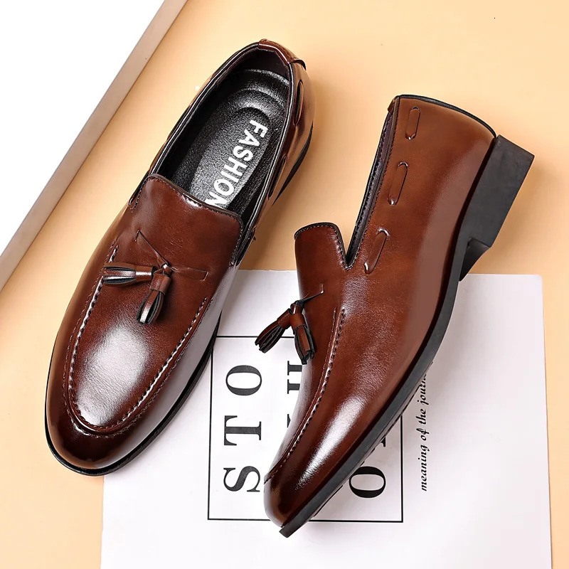 Mens Wedding Party Shoes er Style Mens Dress Shoes Business Casual Shoes Sneakers Plus Size 241019