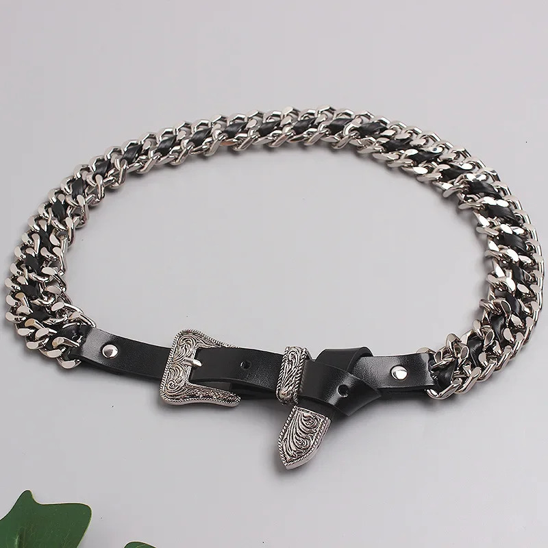 Womens Hip Hop Metal Belt Fashion Dress Jeans Decorative Belt Womens Fashion Belt Gold Belt Chain Clothing Accessories 241019