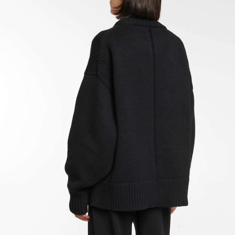 Women's R0* Jumper Autumn And Winter New Thickened Design Lazy Wind Outside The Senior Sense Of Pullover Sweater