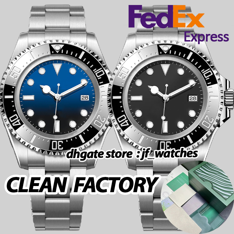 Men Watch Men Designer Watches High Quality super Factory luxury Mens Sub Watch 44MM Automatic Mechanical Cal.3235 movement Sapphire glass Luminous Dive With box