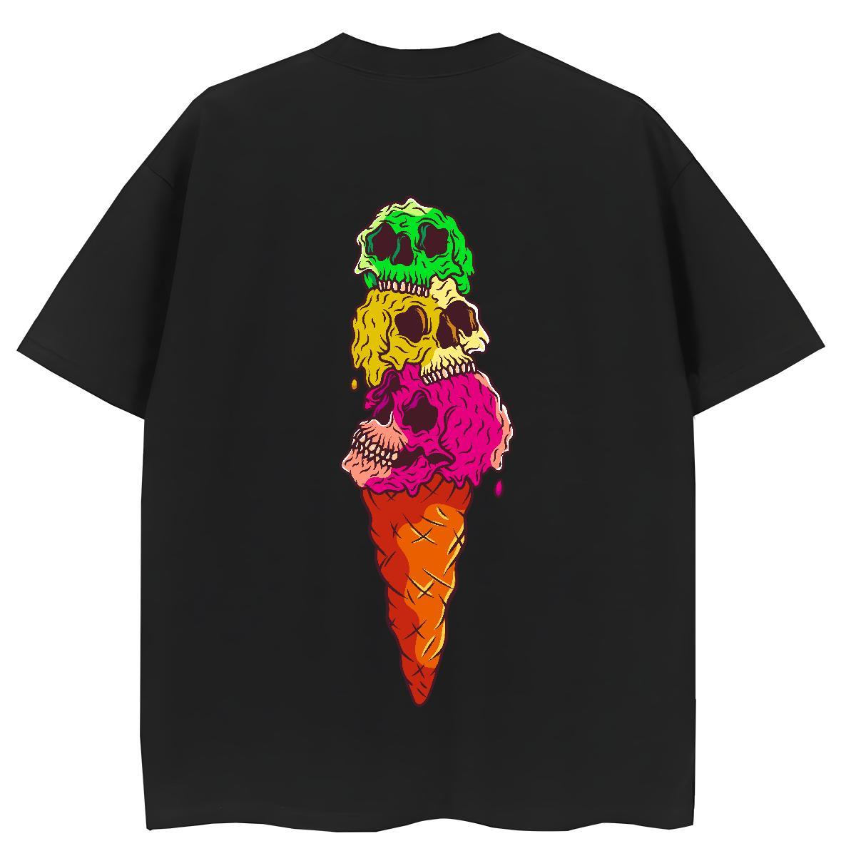 Designer Womens T Shirts 230g 100% Cotton Breathable Short Sleeve Casual skull Lady T shirt Comfortable Plus Size Cartoon Tees
