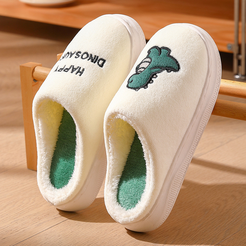 Anti-slip Cozy Cotton Slippers for Home - Couples Comfort