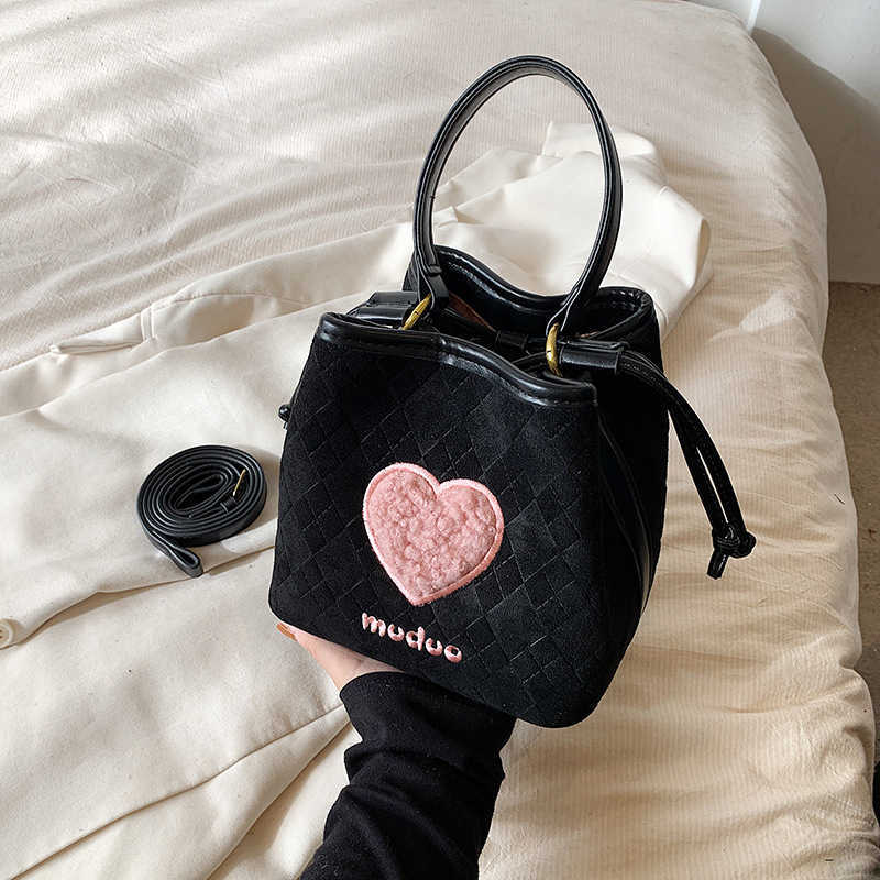 CMM Autumn And Winter Niche Suede Bread Bag For Women New Popular Crossbody Bag Hand Held Bucket Bag