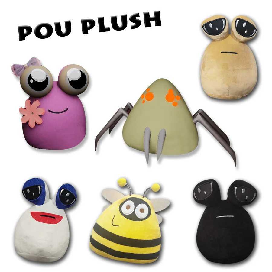 Plush Dolls 22cm/8.6in Pou plush cartoon alien toy Kawaii stuffed animal doll hot game gift Q241019