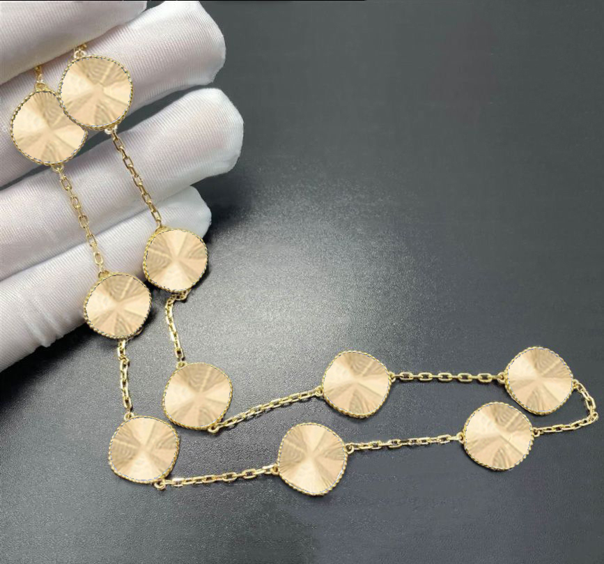 fashion 10 motif clover luxury pendant necklace for woman designer gold silver jewelry classic 4 four leaf chokers chains locket necklaces exquisite girls gift