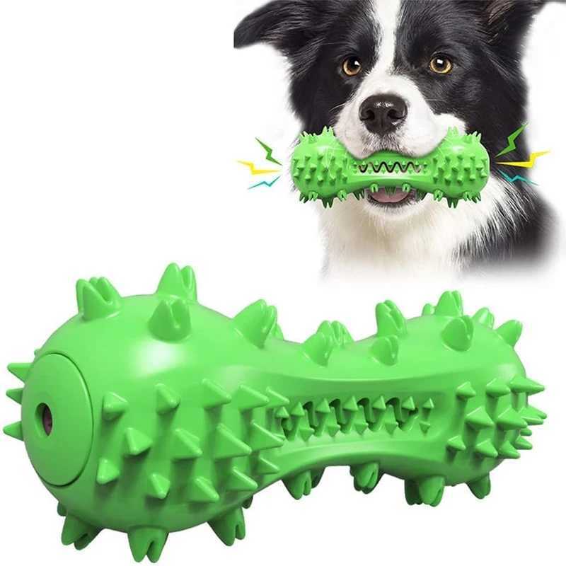 Dog Toys & Chews Rubber Chew Toy Teeth Cleaning Pet Toothbrush Chewing Stick for Elasticity Soft Tooth