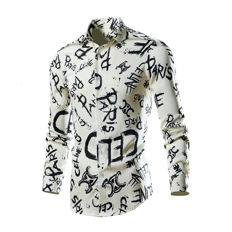 Autumn/Winter Mens Multi Color Large Trendy Shirt Fashionable Slimming and Stylish Camisa M-6XL 241007