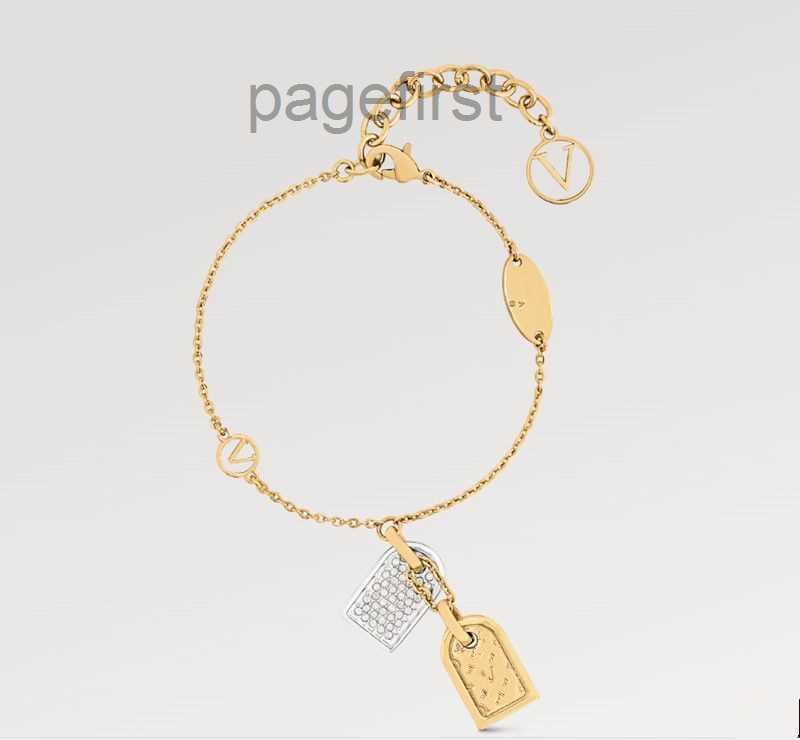 Designer With BOX Couples womens bracelet dual tags bracelet Fashion diamond bracelet 316L Stainless Steel jewelry for wedding party