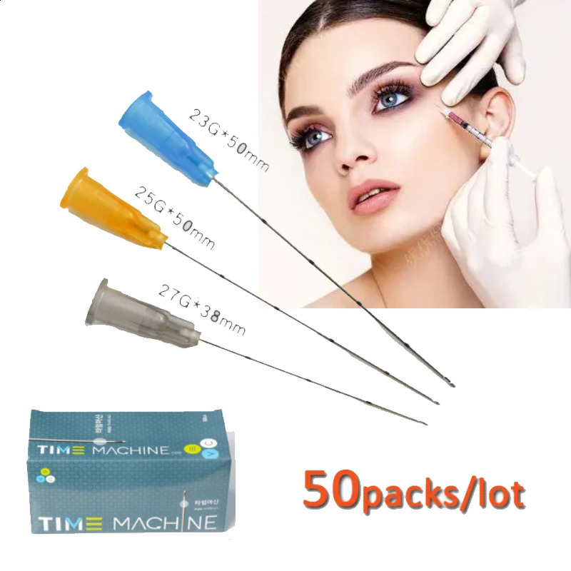 Factory disposable blunt tipped cannula 22g 23g 25g 27g 18g 30g 50mm 70mm blunt fine body perforated needle cannula syringe 241009