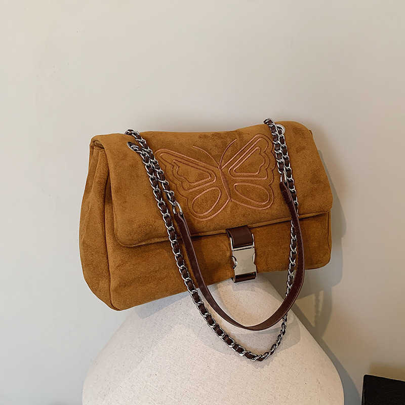 CMM Suede Suede Large Capacity Bag For Women New Popular Versatile Chain Crossbody Bag Fashion Shoulder Bag