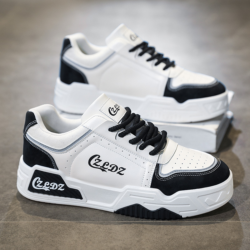 Free shipping designer men's casual thick soled shoes breathable men's sports shoes athletic shoes ice skating shoes