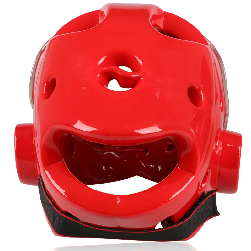 High quality PU coated kids man woman karate Helmet TKD headgear MMA kick head protector professional fighting muay thai helmets 241019