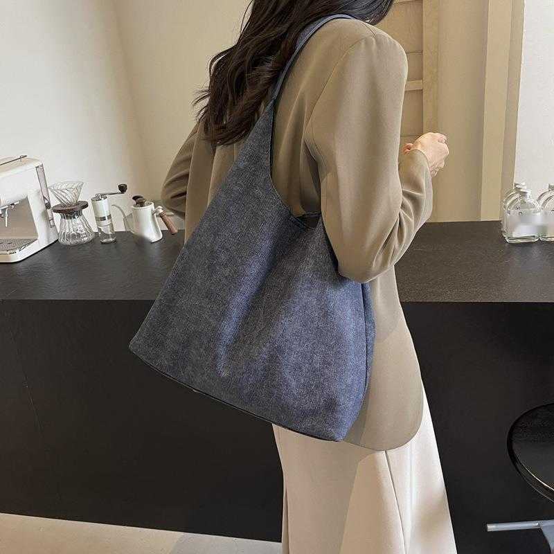 CMM Large Capacity Suede Tote Bag for Women New High End Fashion Casual Versatile Shoulder Bag