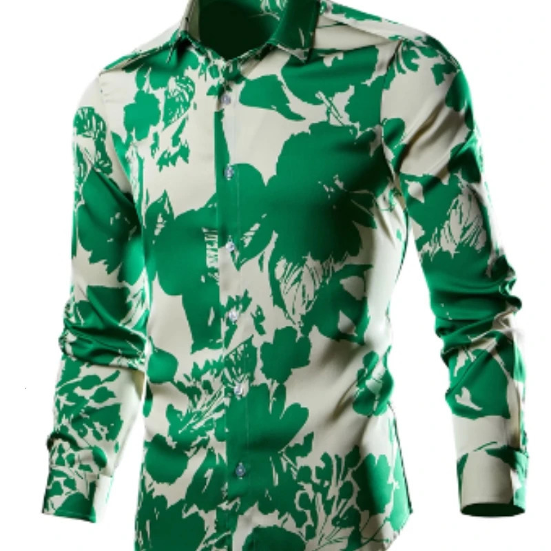 Autumn/Winter Mens Multi Color Large Trendy Shirt Fashionable Slimming and Stylish Camisa M-6XL 241007