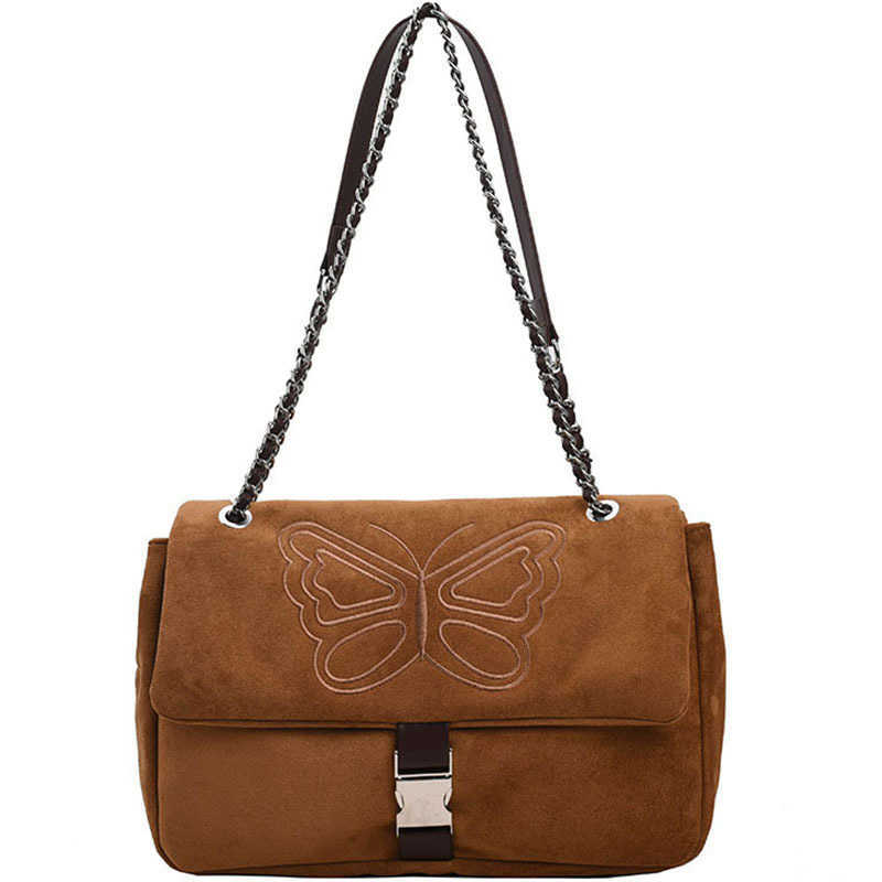 CMM Suede Suede Large Capacity Bag For Women New Popular Versatile Chain Crossbody Bag Fashion Shoulder Bag