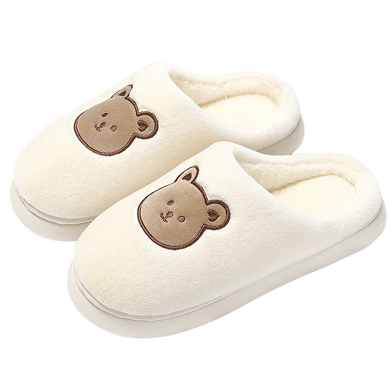 Anti-slip Cozy Cotton Slippers for Home - Couples Comfort
