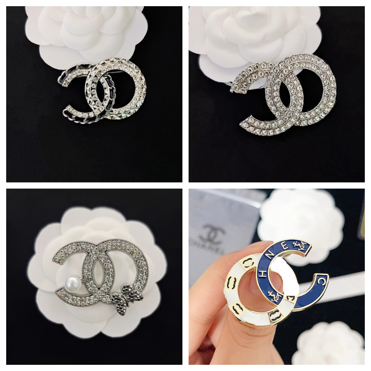 Fashion Designer Letter Brooches Gold Plated Inlay Crystal Rhie Jewelry Brooch Charm Pearl Pin Marry Wedding Party Gift Accessorie 20style